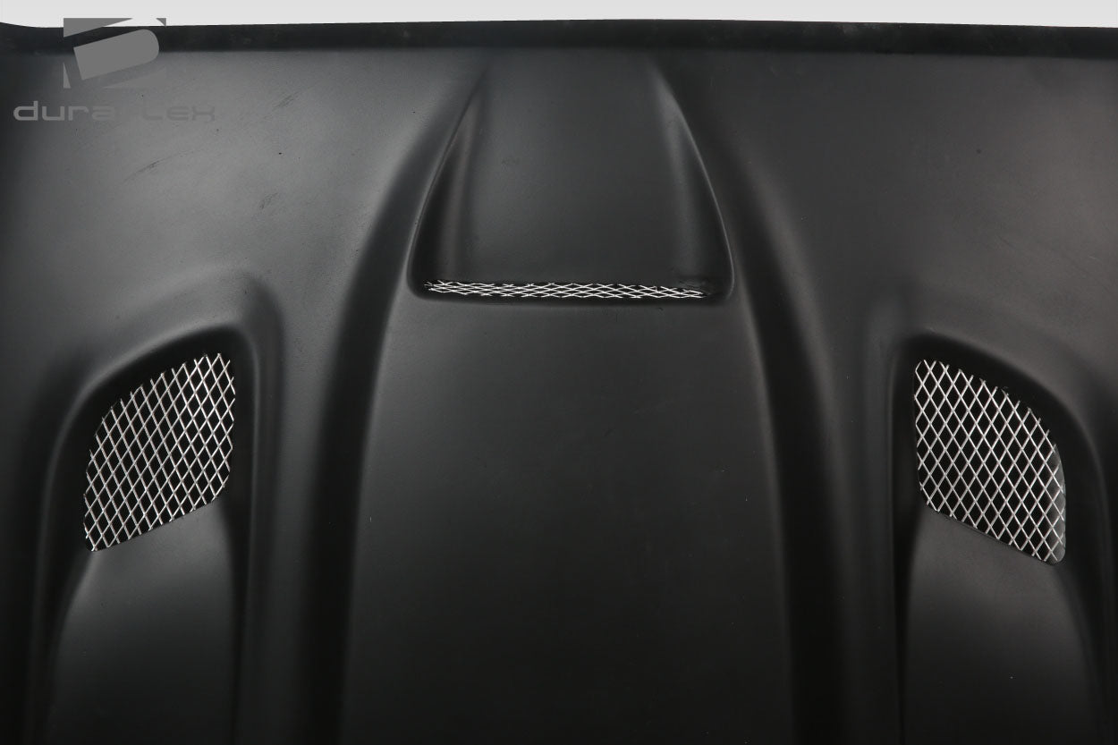 2007-2018 Jeep Wrangler Duraflex Hellcat Look Hood - 1 Piece