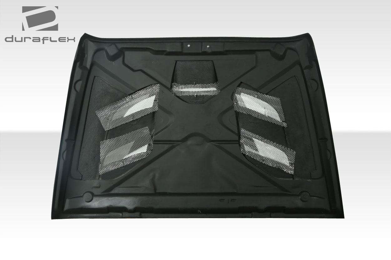 2007-2018 Jeep Wrangler Duraflex Viper Look Hood - 1 Piece
