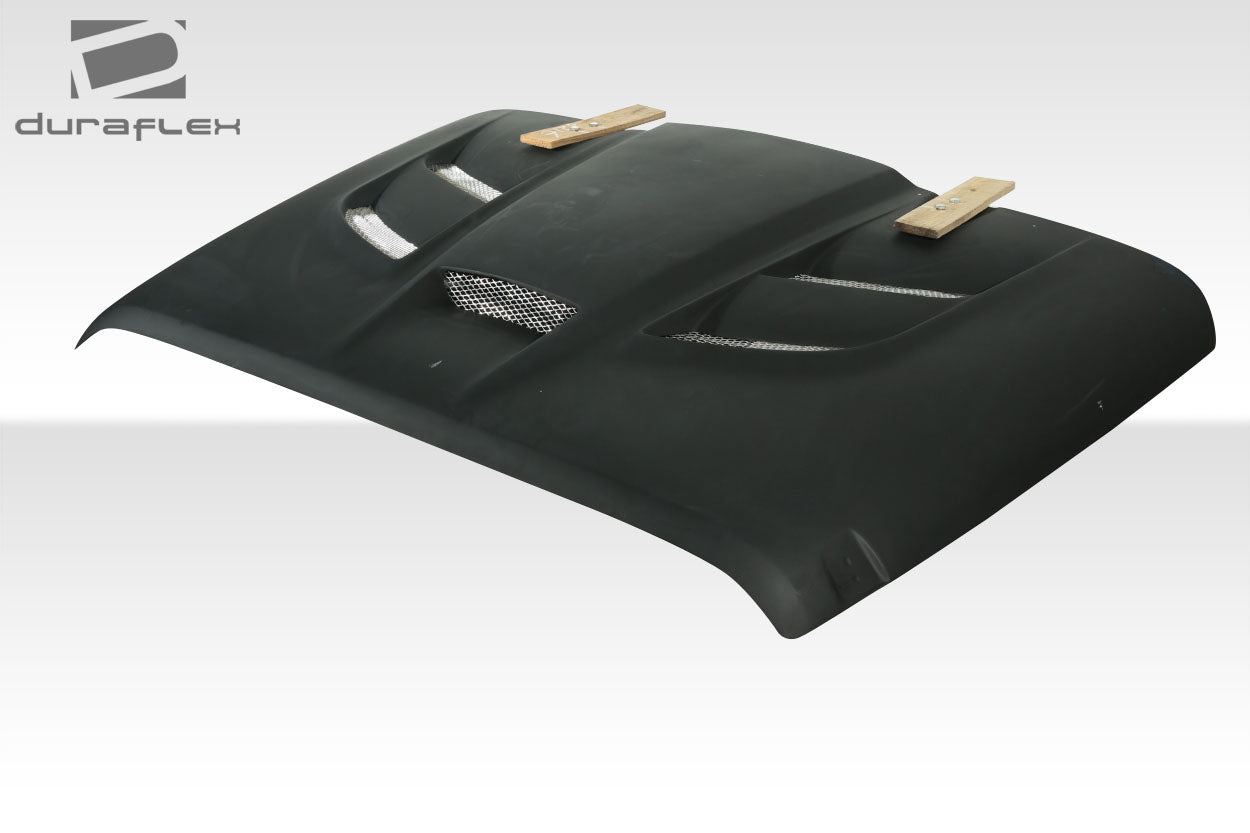 2007-2018 Jeep Wrangler Duraflex Viper Look Hood - 1 Piece