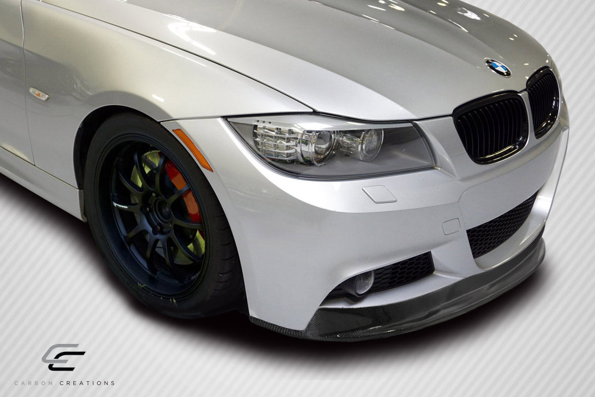 2009-2011 BMW 3 Series E90 4DR Carbon Creations AK-M Front Lip Spoiler - 1 Piece ( M sport front bumper only)