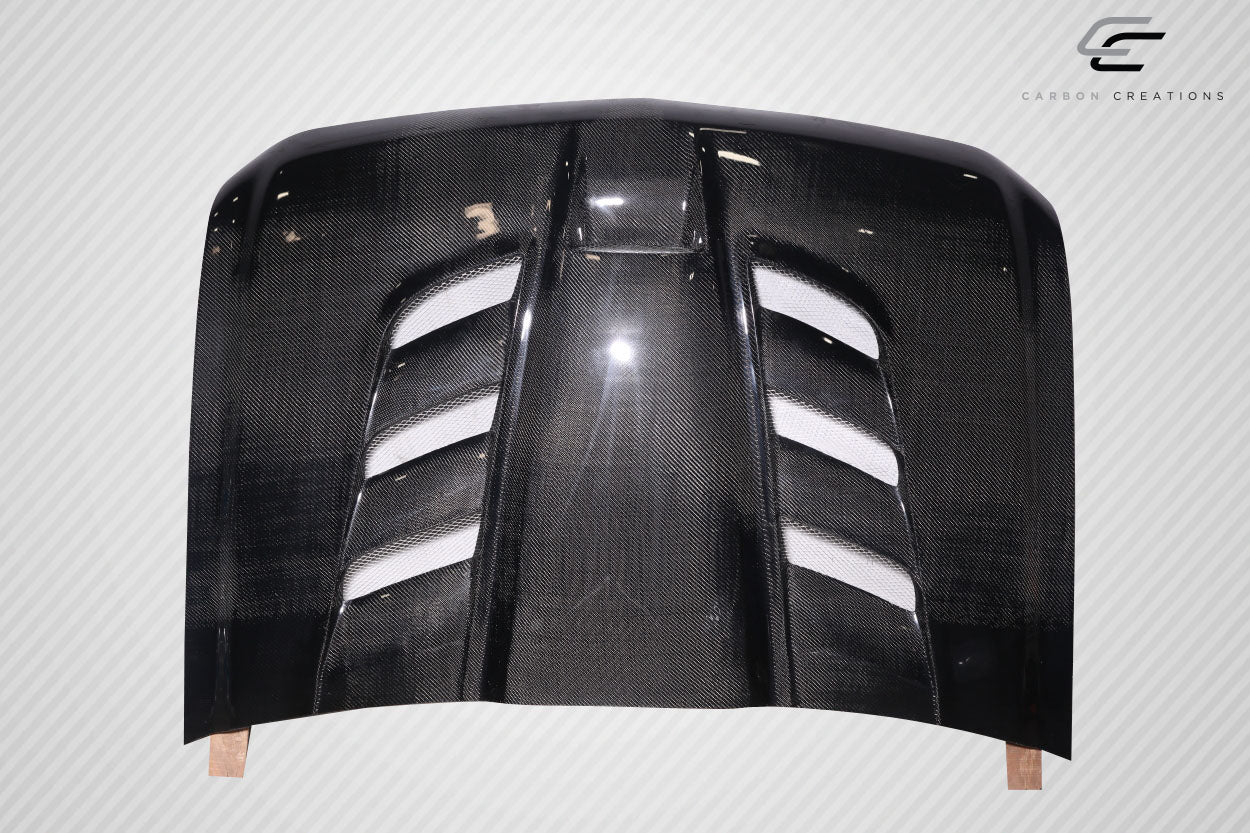 2007-2013 Chevrolet Silverado Carbon Creations Viper Look Hood - 1 Piece