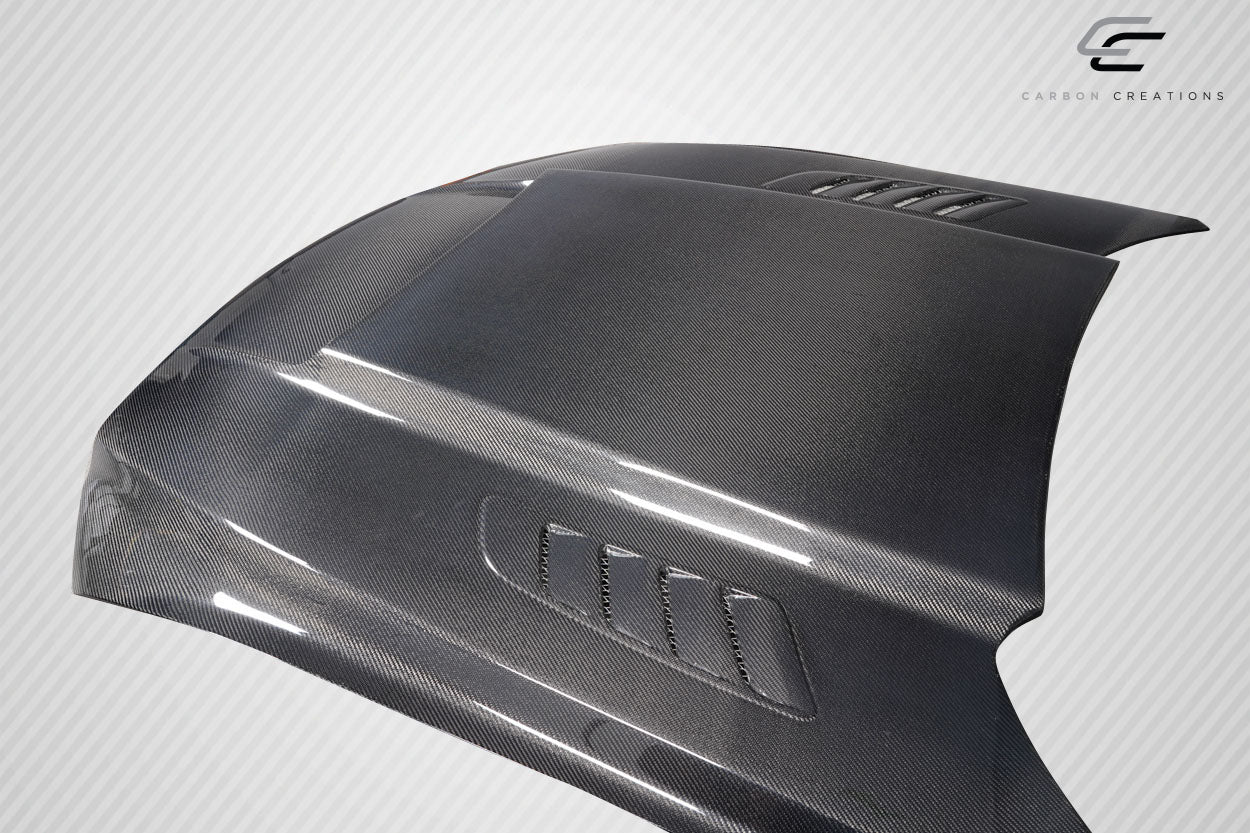 2015-2017 Ford Mustang Carbon Creations CVX V2 Hood - 1 Piece