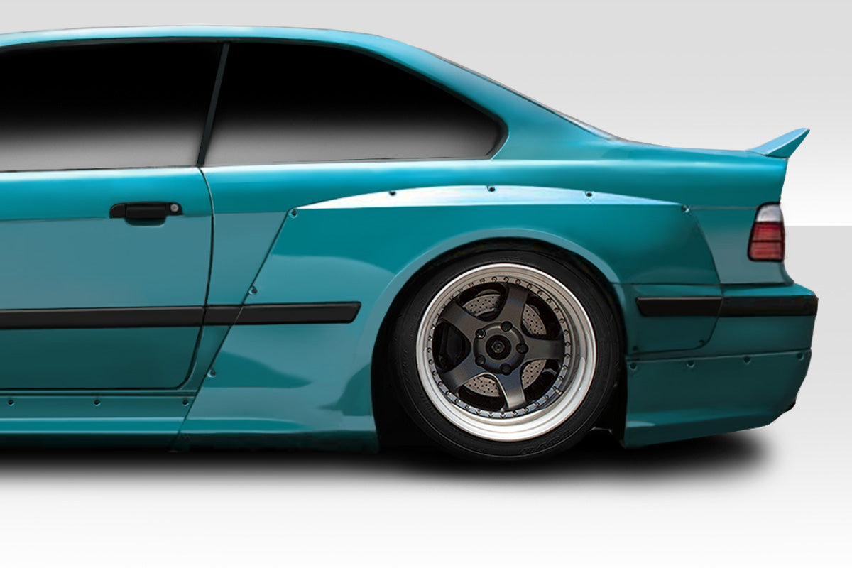 1992-1998 BMW 3 Series M3 E36 2DR Duraflex Circuit Wide Body Kit - 8 Piece