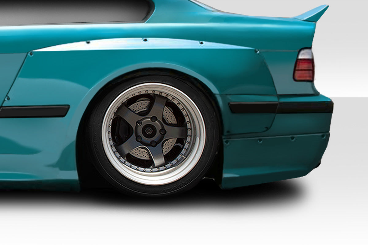 1992-1998 BMW 3 Series M3 E36 2DR Duraflex Circuit Wide Body Kit - 12 Piece