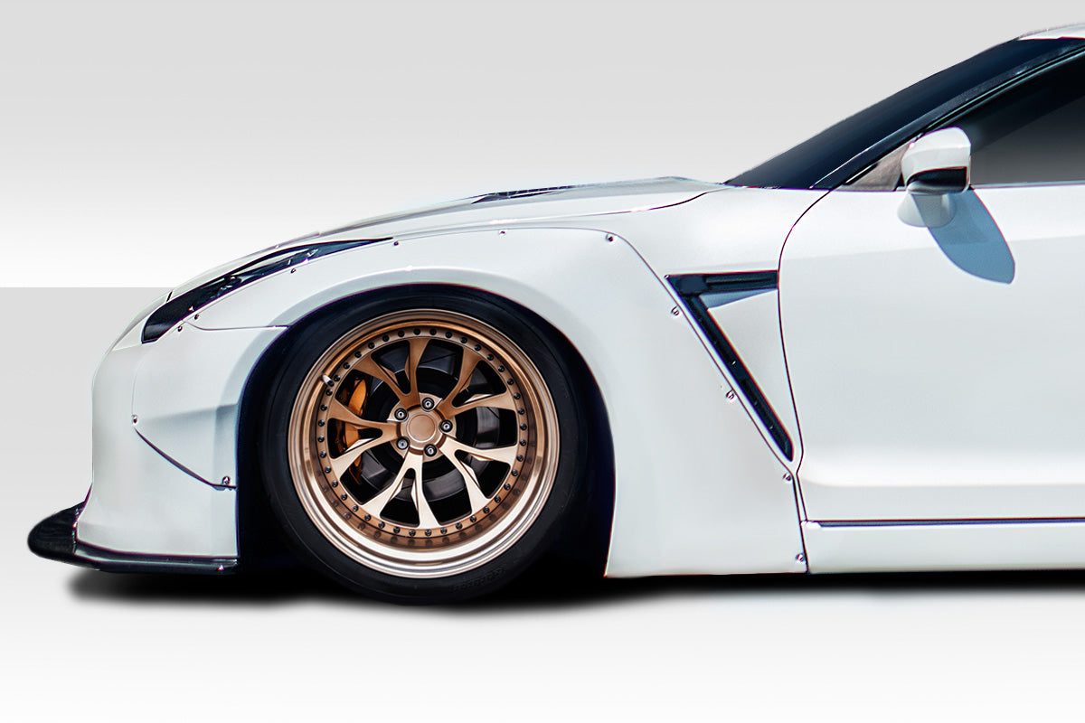 2009-2016 Nissan GT-R R35 Duraflex LBW Kit - 14 Piece