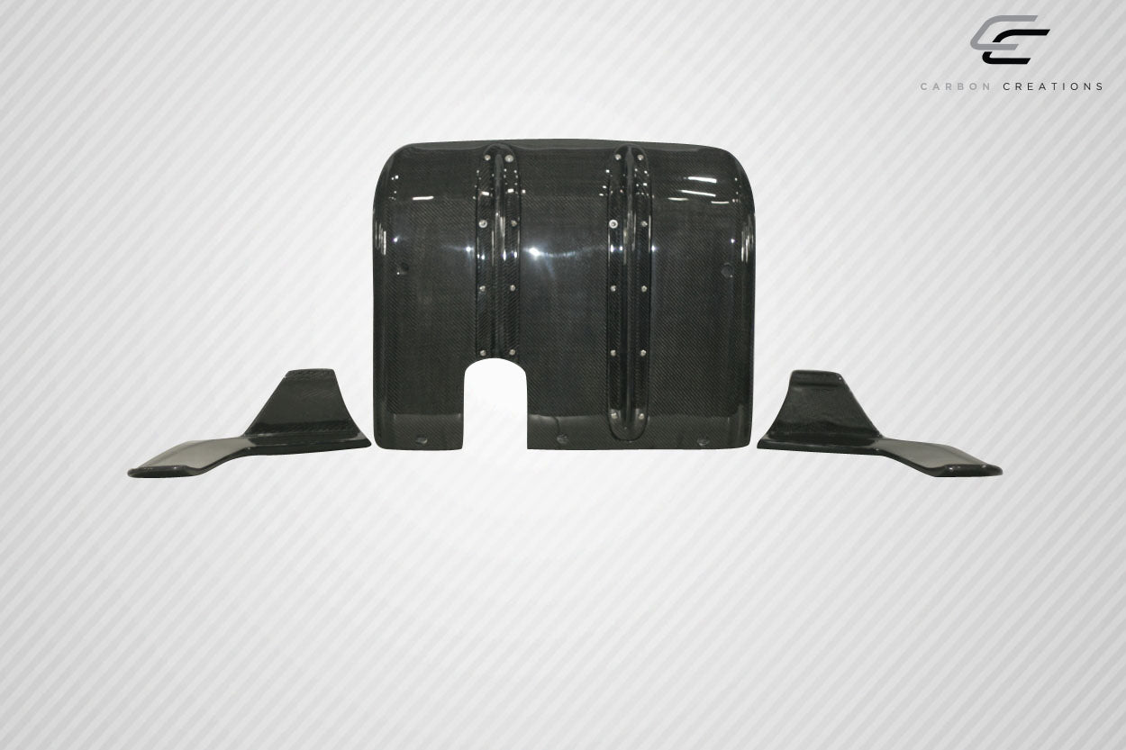 2009-2016 Nissan GT-R R35 Carbon Creations LBW Rear Diffuser / Splitters - 3 Piece