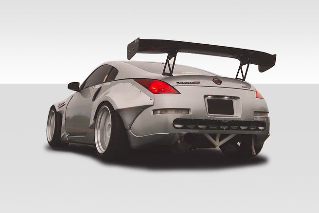2003-2008 Nissan 350Z Z33 Duraflex RBS Rear Fender Flares (+80mm) - 2 Piece