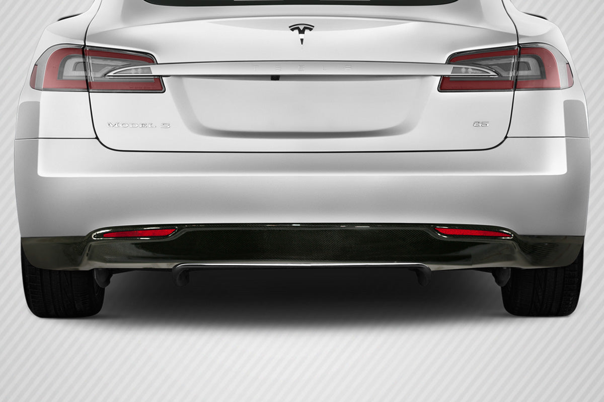 2012-2016 Tesla Model S Carbon Creations UTech Rear Diffuser - 1 Piece (S)