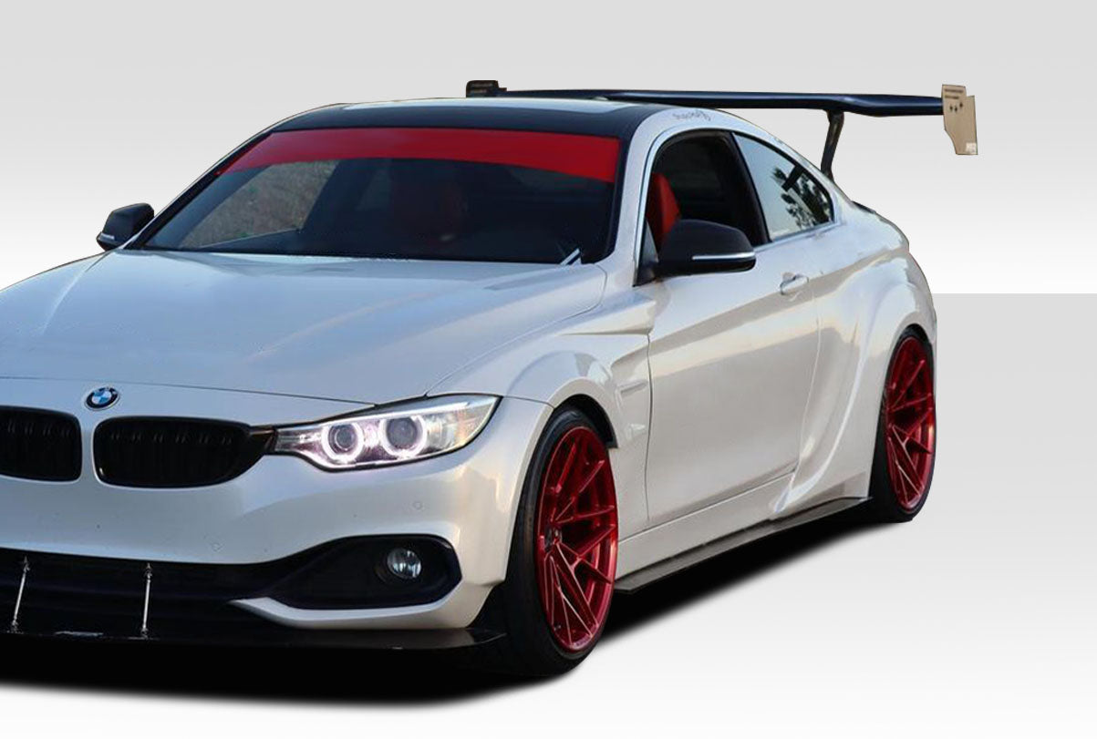 2014-2020 BMW 4 Series F32 AF-1 Wide Body Side Spliters ( GFK ) - 2 Piece ( Must be used with Couture M Sport Look Side Sk...