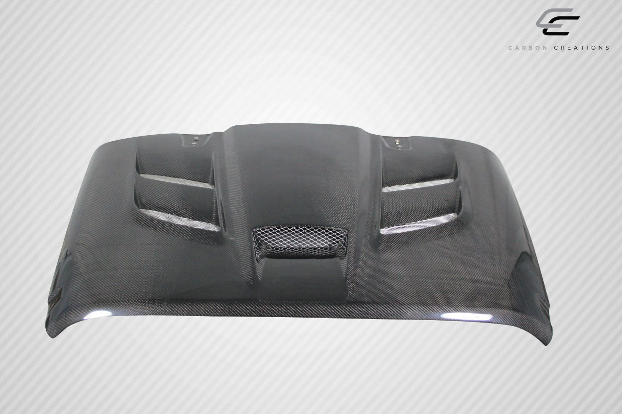2007-2018 Jeep Wrangler Carbon Creations Viper Look Hood - 1 Piece