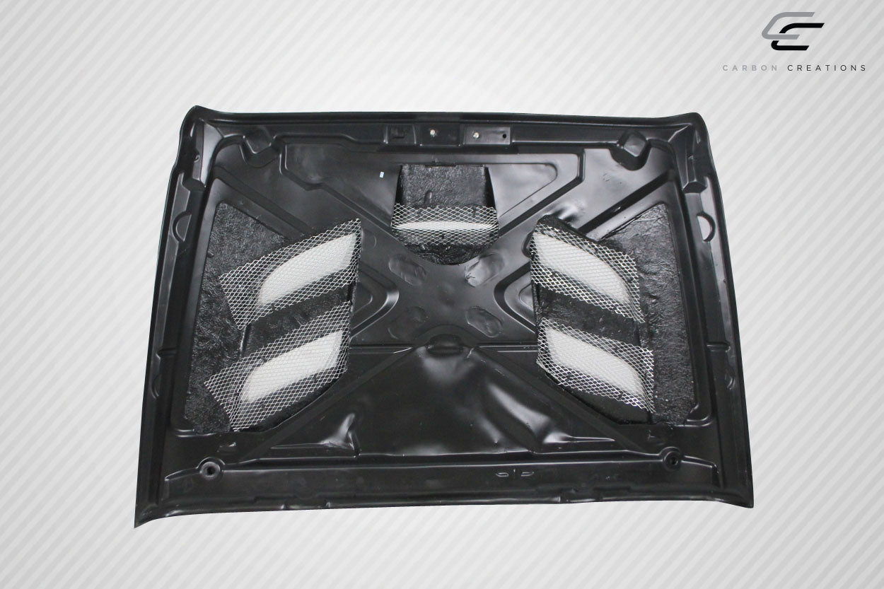 2007-2018 Jeep Wrangler Carbon Creations Viper Look Hood - 1 Piece