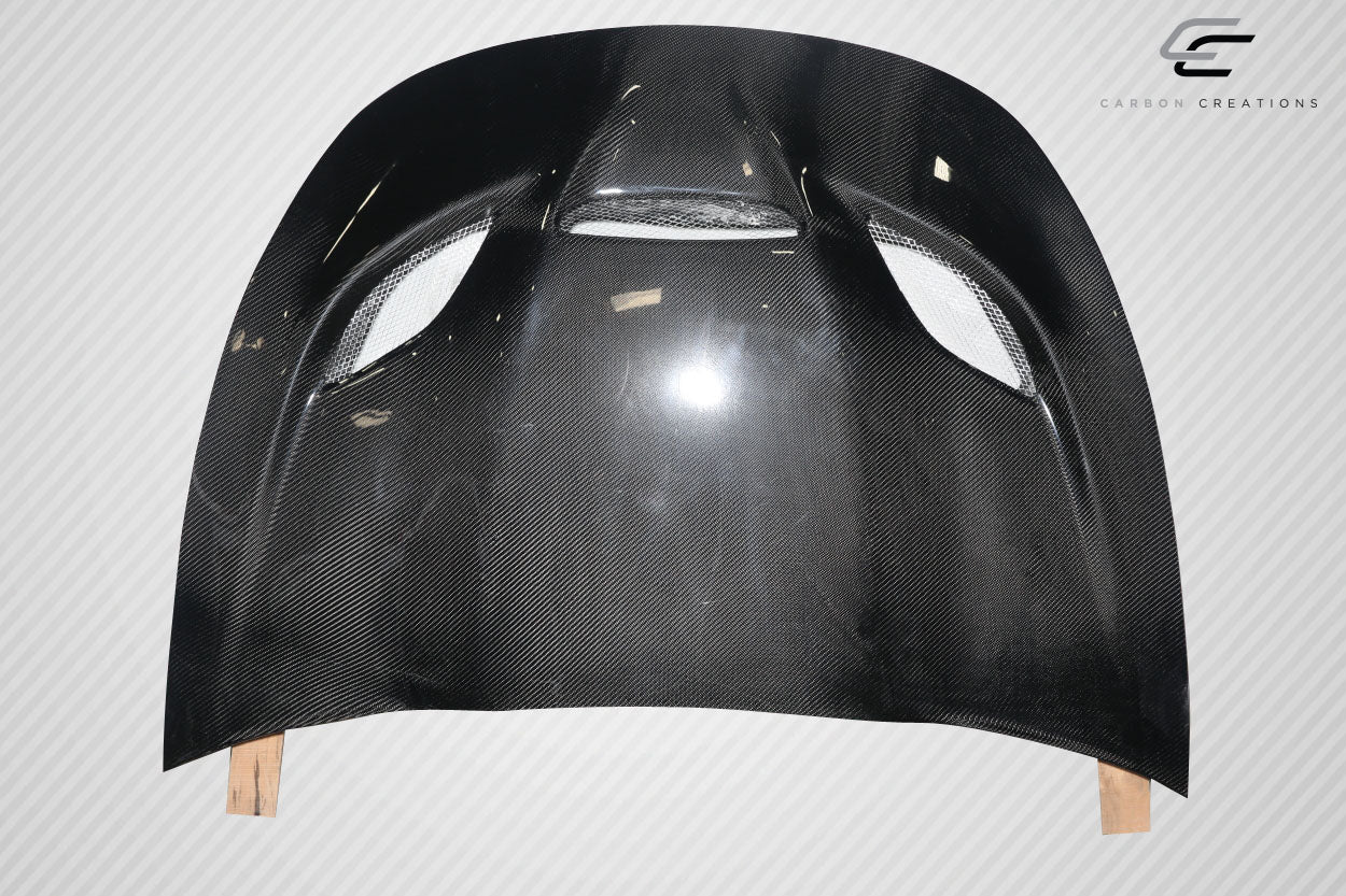 2013-2016 Dodge Dart Carbon Creations Hellcat Look Hood - 1 Piece