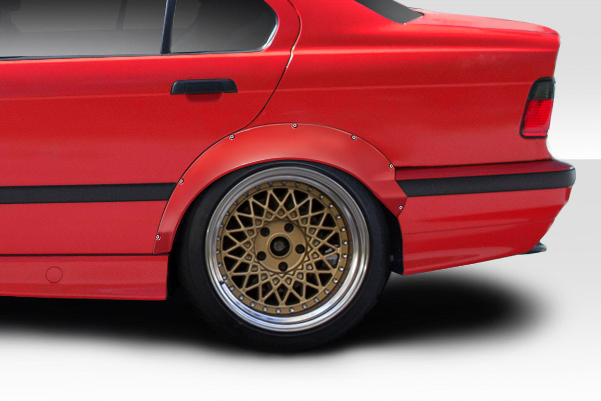 1992-1998 BMW 3 Series E36 Duraflex RBS Fender Flare Kit - 4 Piece