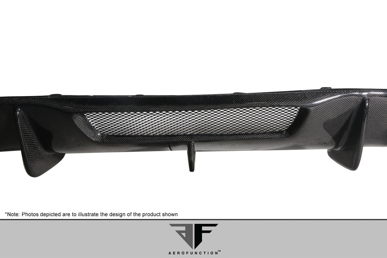 2012-2018 Mercedes W218 CLS63 Carbon AF-1 Rear Diffuser ( CFP ) - 1 Piece