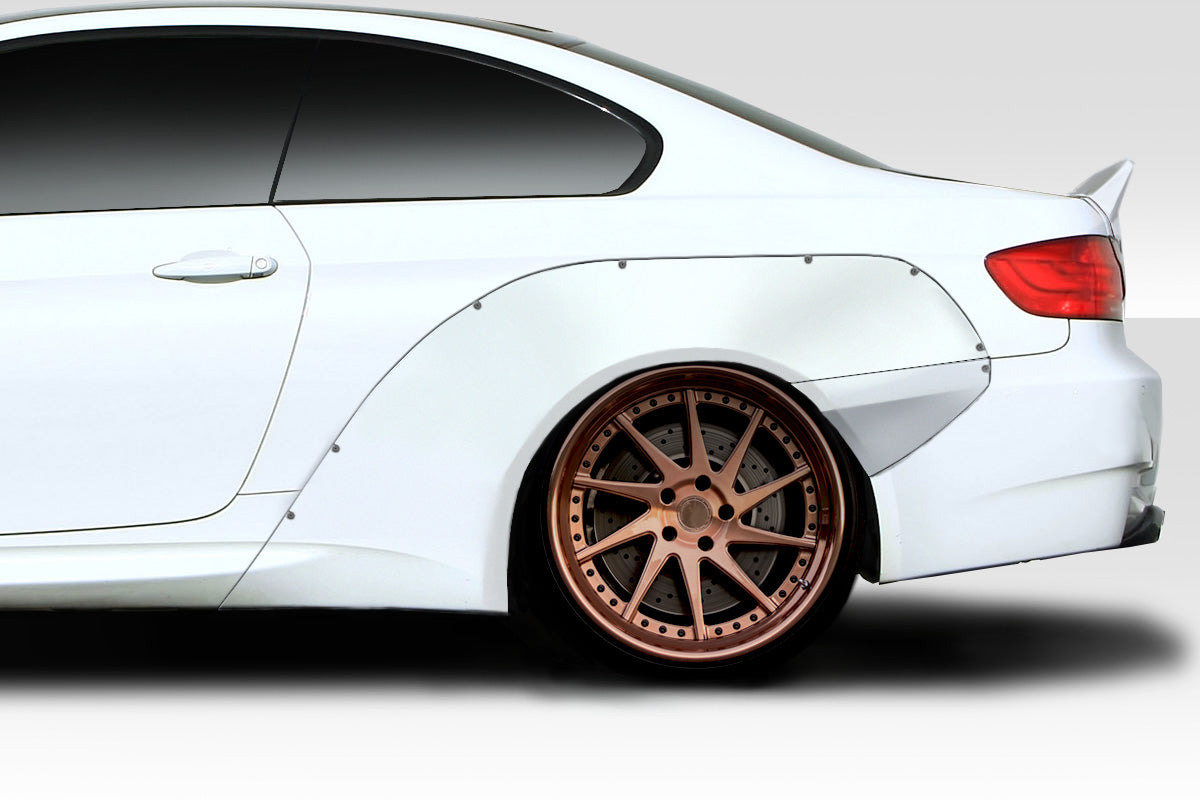 2007-2013 BMW 3 Series E92 2dr E93 Convertible Duraflex Circuit Wide Body Rear Fender Flares (+90mm) - 4 Piece ( fits all ...