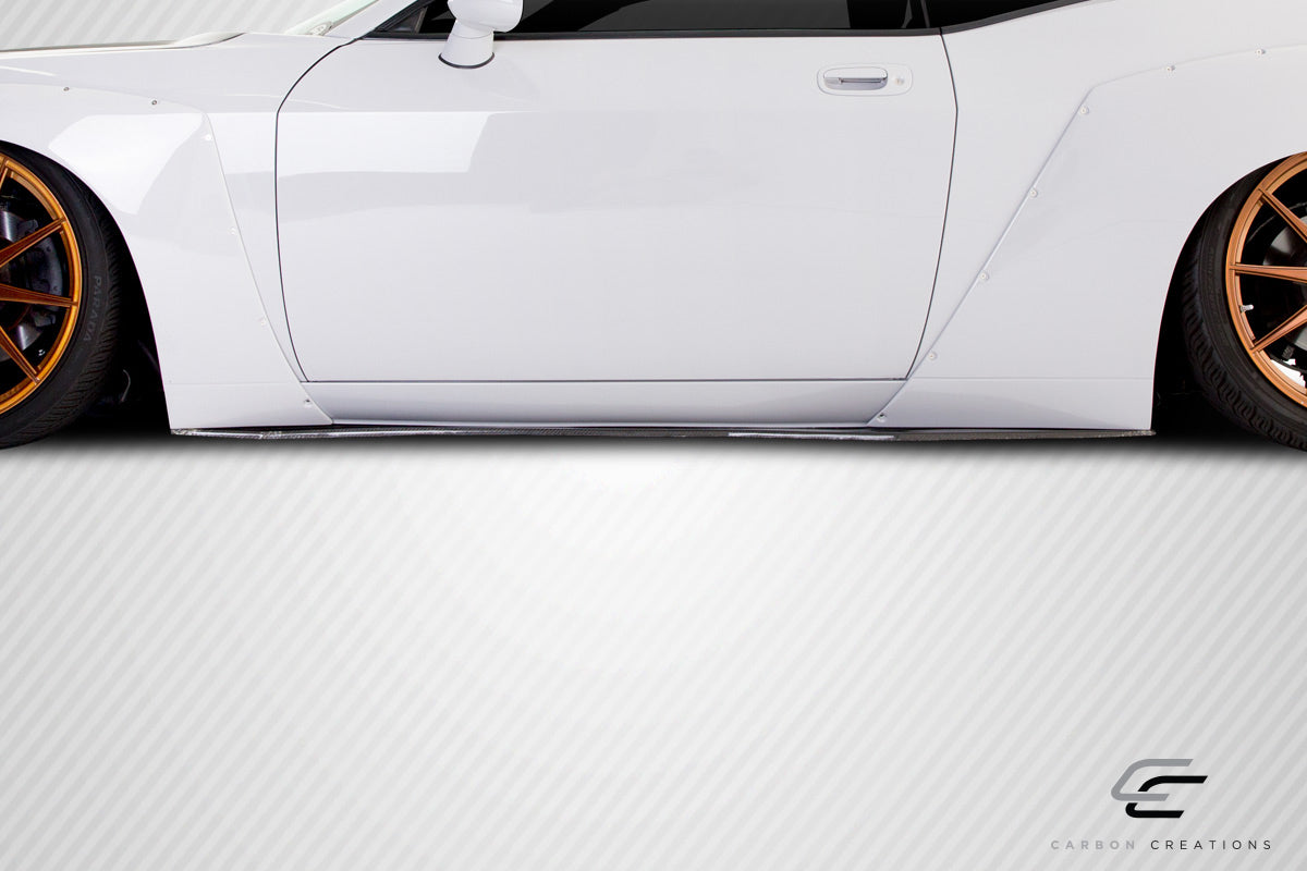 2008-2023 Dodge Challenger Carbon Creations Circuit Side Splitter - 2 Piece (S)