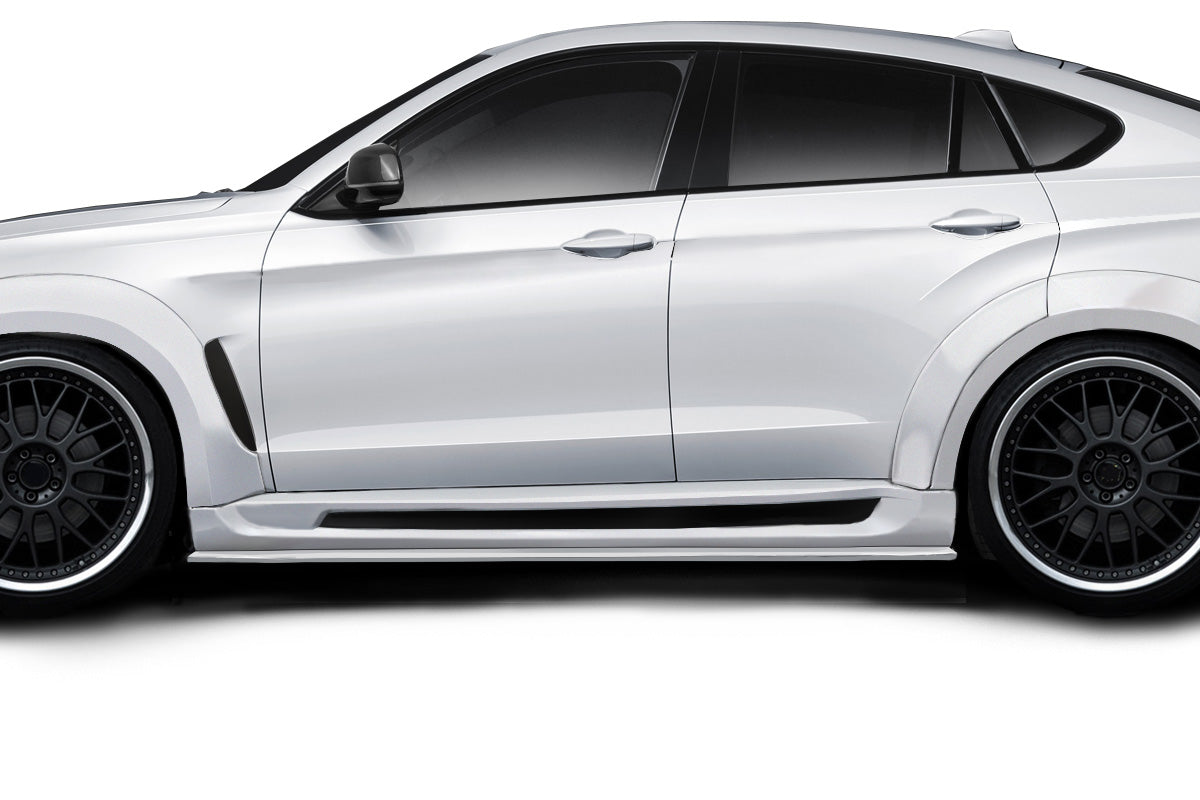 2015-2019 BMW X6 F16 / X6M F86 AF-1 Side Splitters ( GFK ) - 2 Piece (S)