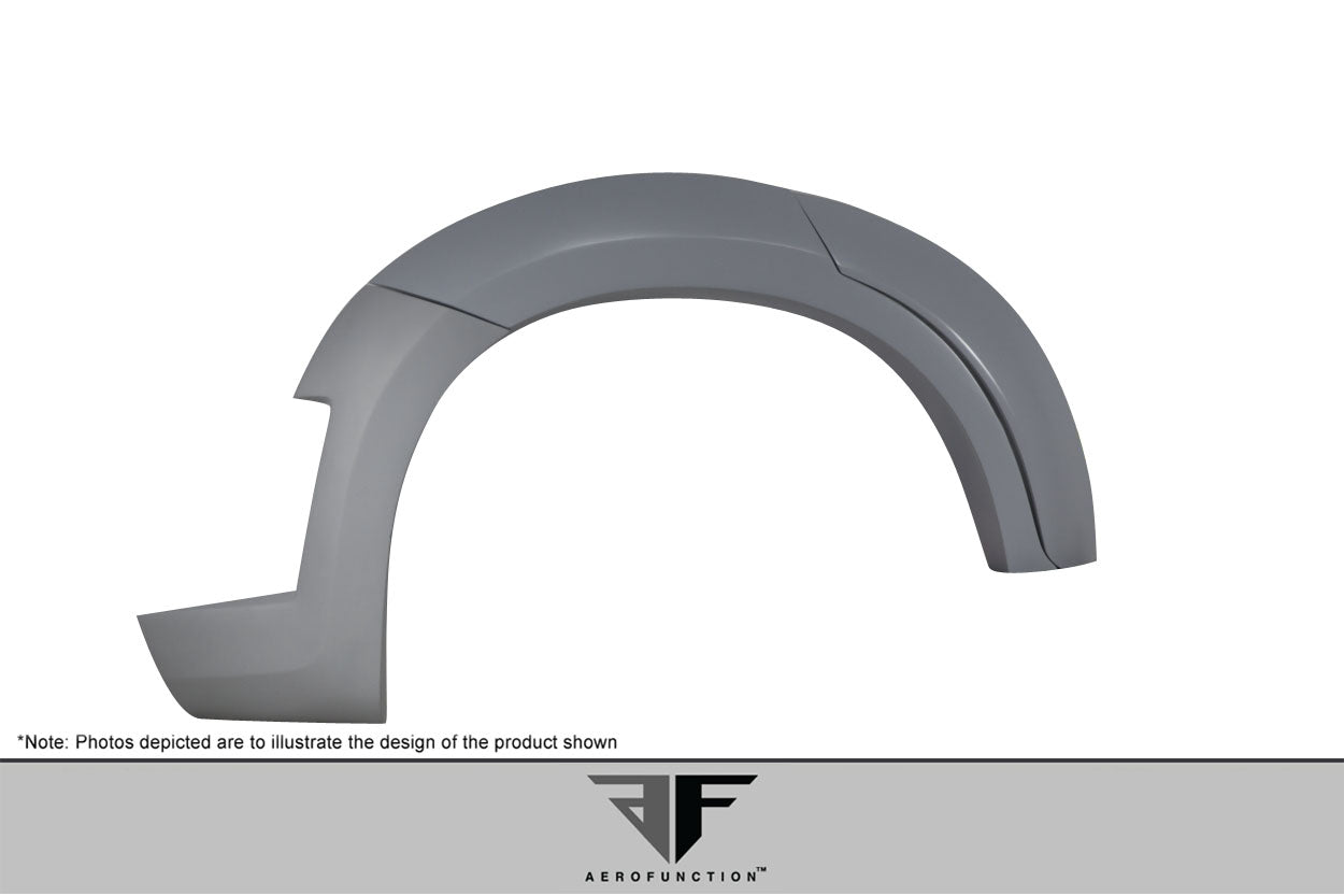 2015-2019 BMW X6 F16 / X6M F86 AF-1 Rear Fender Flares ( PU-RIM ) - 6 Piece (S)