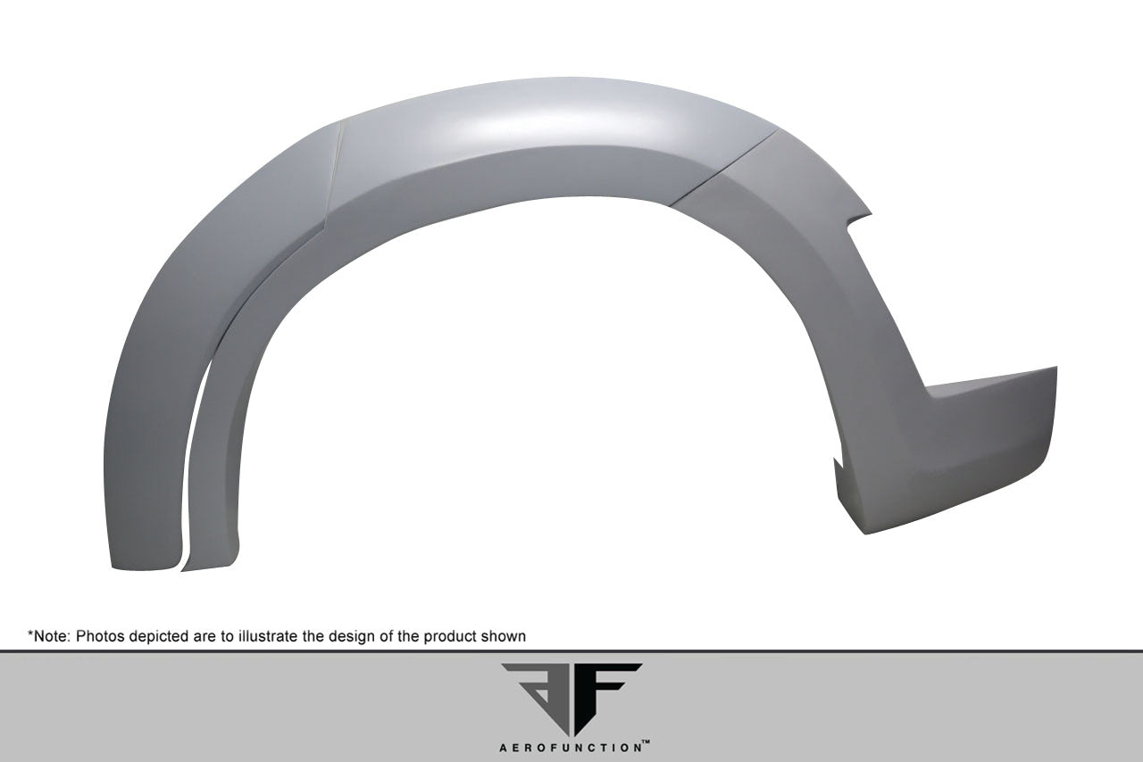 2015-2019 BMW X6 F16 / X6M F86 AF-1 Rear Fender Flares ( PU-RIM ) - 6 Piece (S)