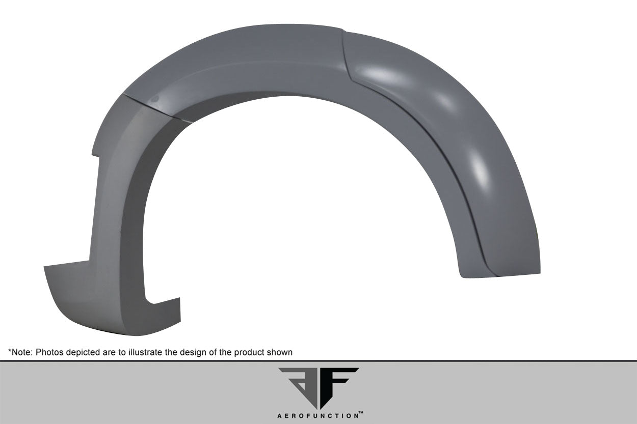 2015-2019 BMW X6 F16 / X6M F86 AF-1 Rear Fender Flares ( PU-RIM ) - 6 Piece (S)