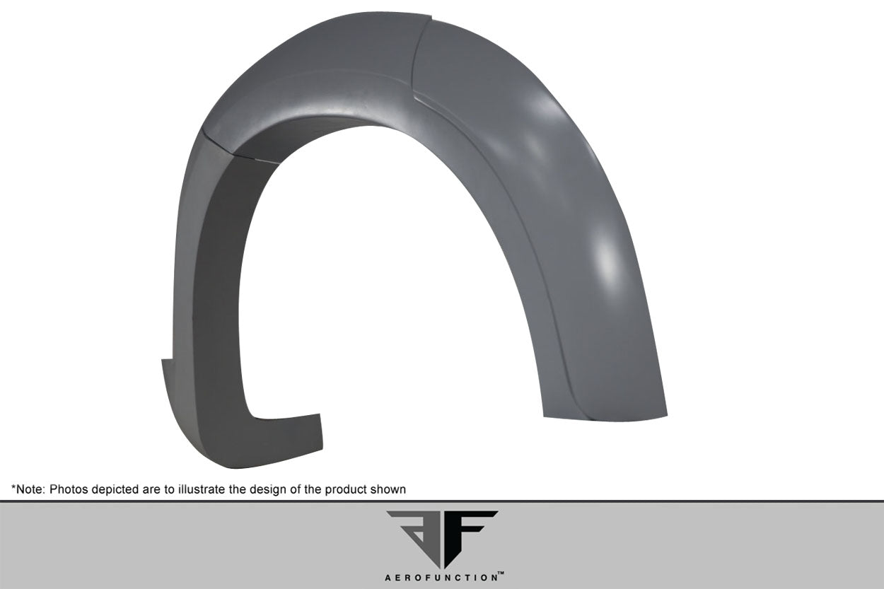 2015-2019 BMW X6 F16 / X6M F86 AF-1 Rear Fender Flares ( PU-RIM ) - 6 Piece (S)