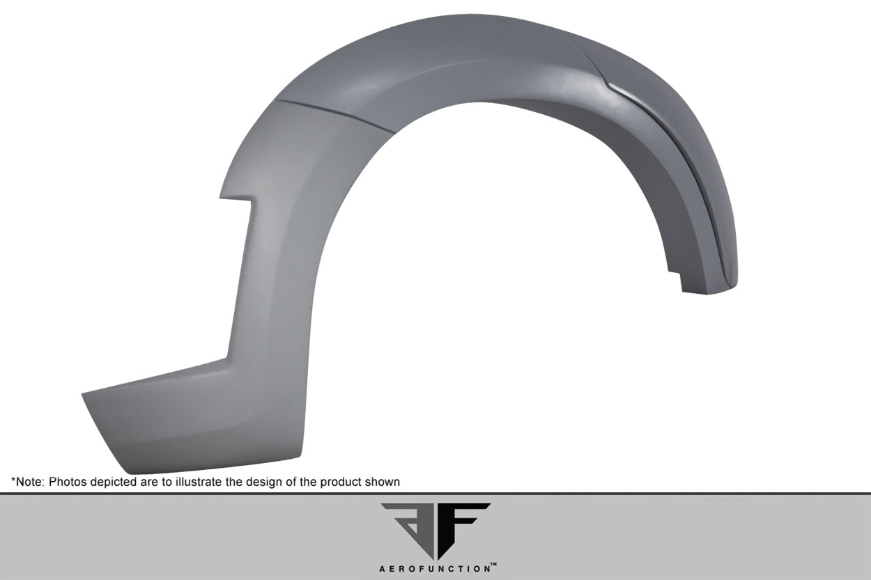 2015-2019 BMW X6 F16 / X6M F86 AF-1 Rear Fender Flares ( PU-RIM ) - 6 Piece (S)