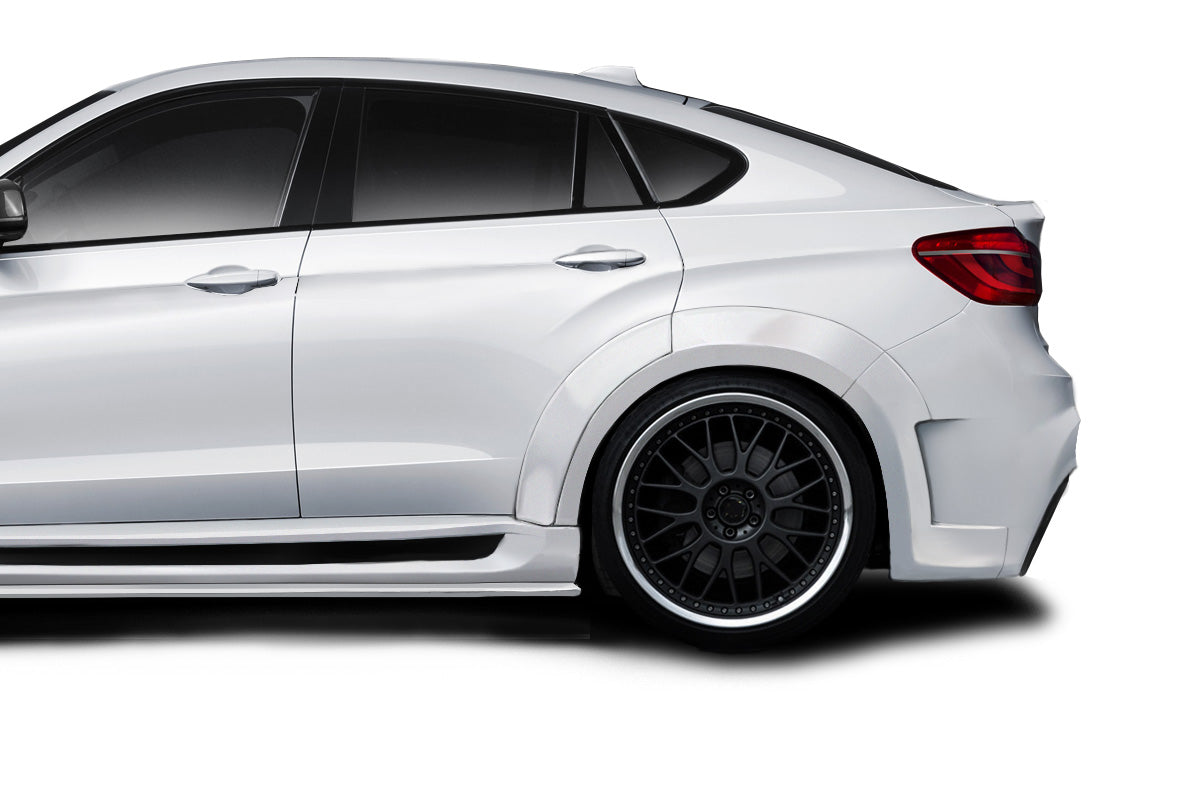 2015-2019 BMW X6 F16 / X6M F86 AF-1 Rear Fender Flares ( PU-RIM ) - 6 Piece (S)