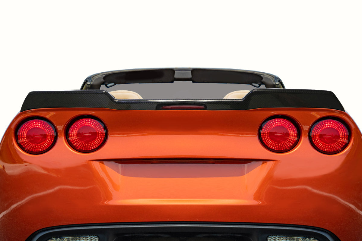 2005-2013 Chevrolet Corvette C6 Carbon Creations DriTech Wickerbill Rear Wing Spoiler - 1 Piece