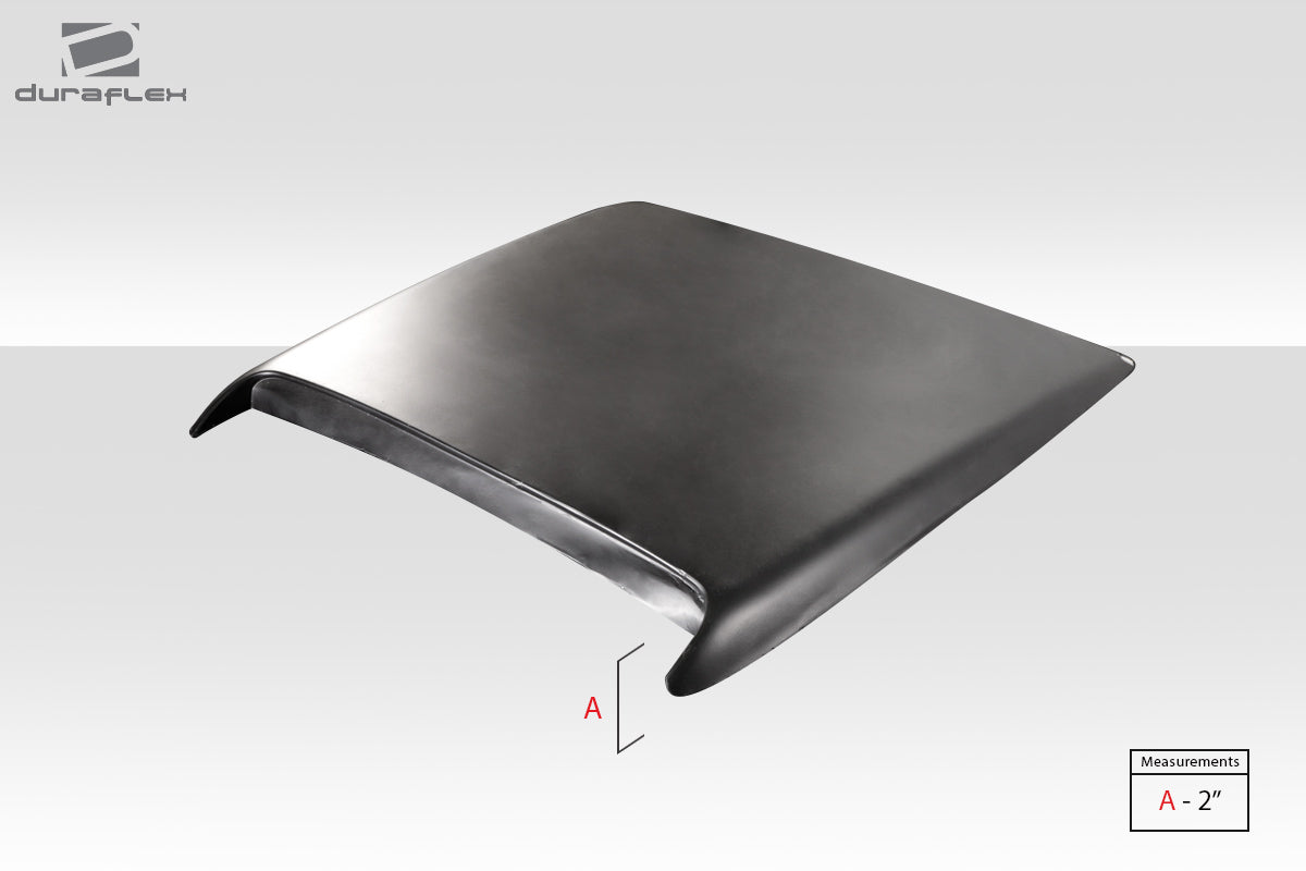 Universal Duraflex Ram Air Type 9 Hood Scoop - 1 Piece