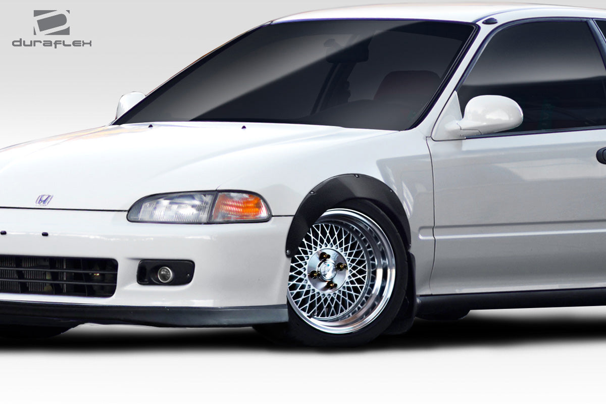 1992-1995 Honda Civic 2dr / HB Duraflex J Spec Fender Flares - 4 Piece