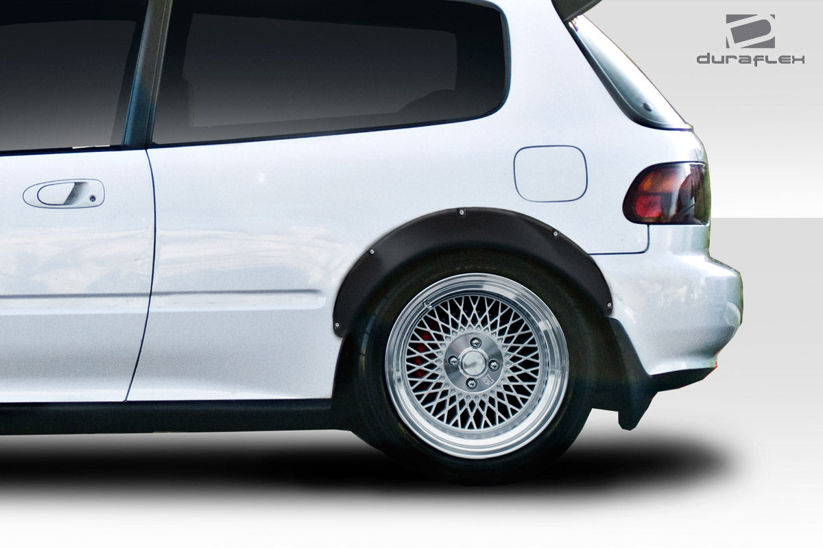 1992-1995 Honda Civic 2dr / HB Duraflex J Spec Fender Flares - 4 Piece