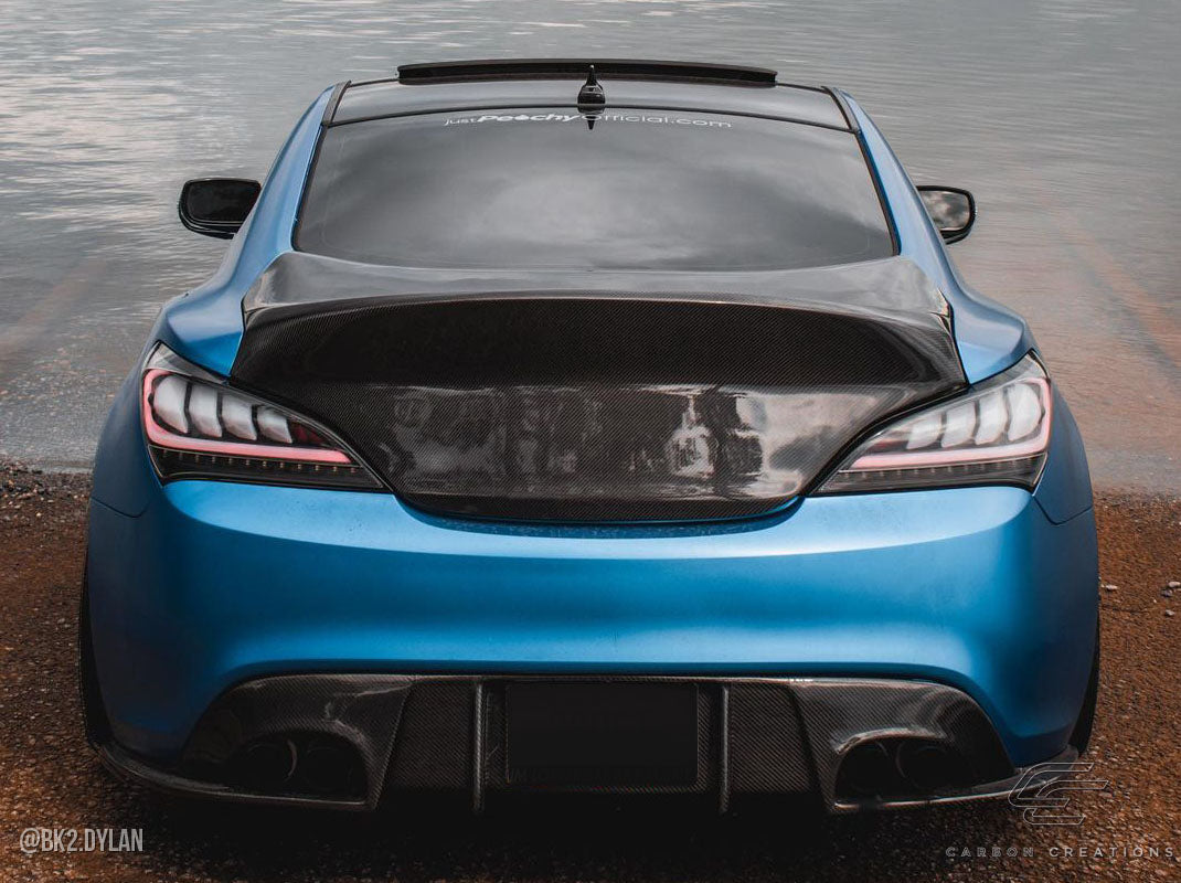 2010-2016 Hyundai Genesis Coupe Carbon Creations DriTech Speedster Rear Diffuser - 1 Piece