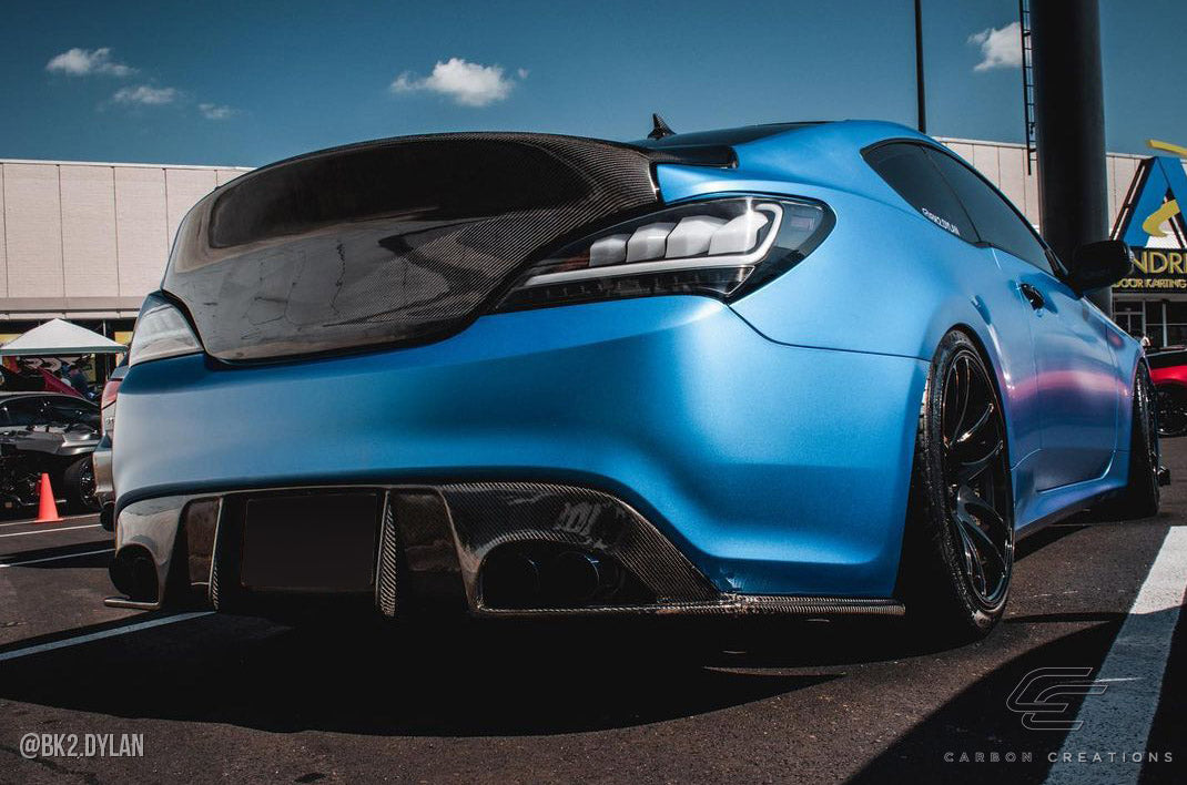 2010-2016 Hyundai Genesis Coupe Carbon Creations DriTech Speedster Rear Diffuser - 1 Piece