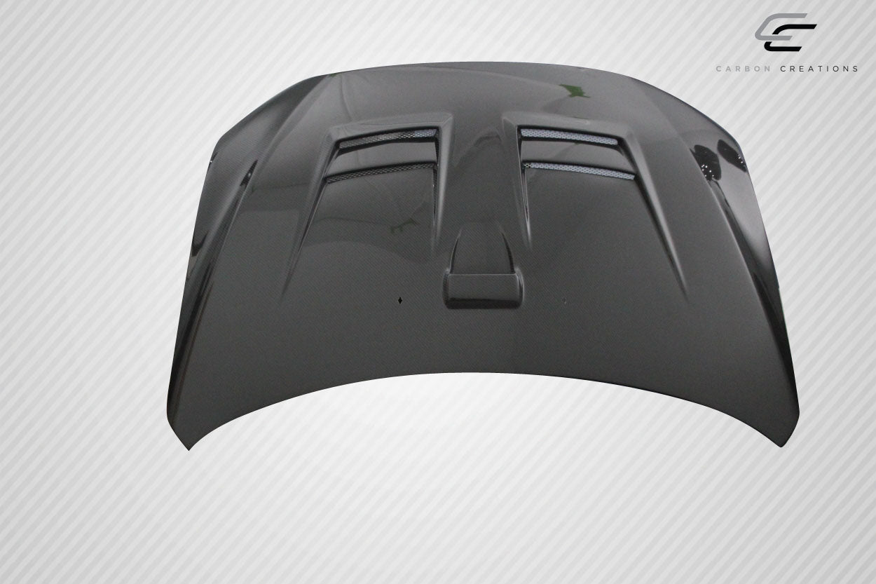 2008-2017 Mitsubishi Lancer / Lancer Evolution 10 Carbon Creations D Spec Hood - 1 Piece