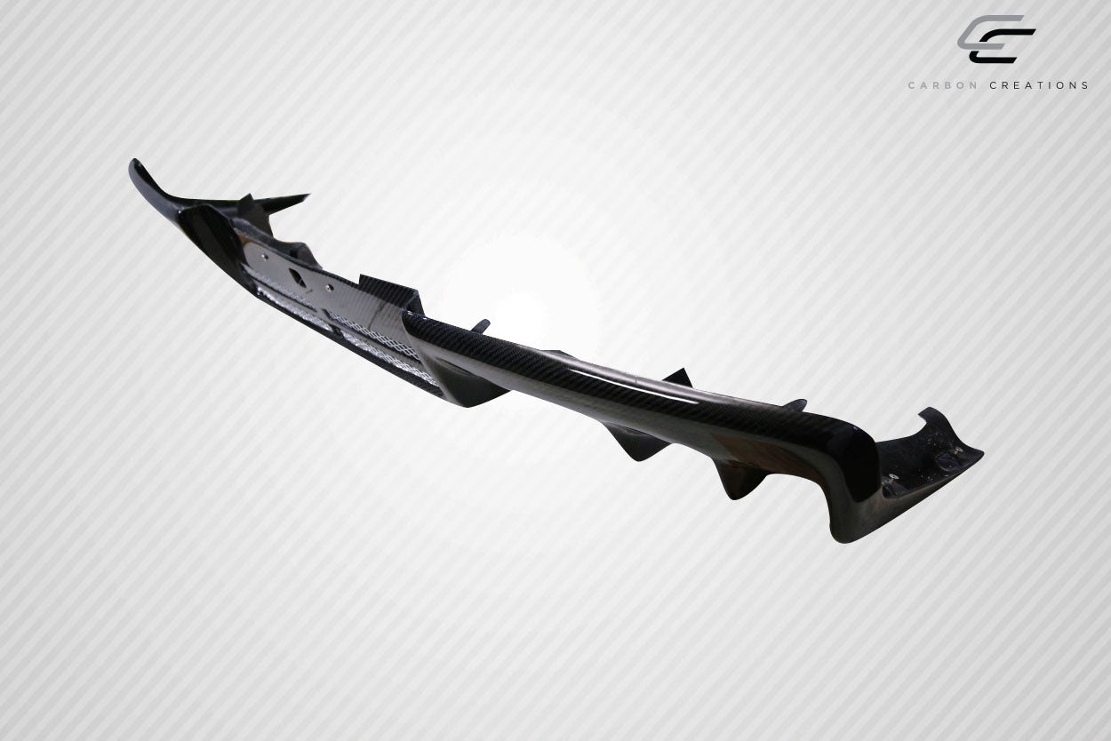 2008-2015 Mitsubishi Lancer Evo X Carbon Creations DriTech OEM Look Rear Diffuser - 1 Piece