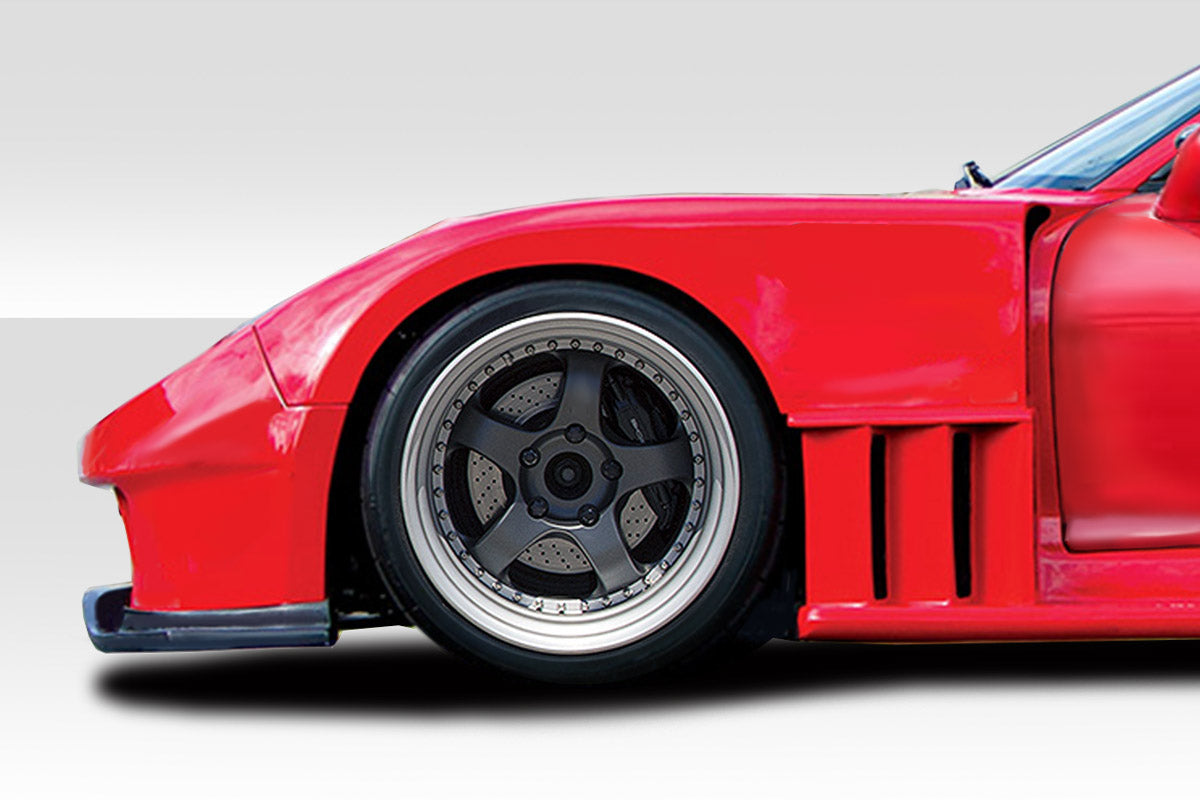 1993-1997 Mazda RX-7 Duraflex Bossen Wide Body Front Fenders - 2 Piece (S)