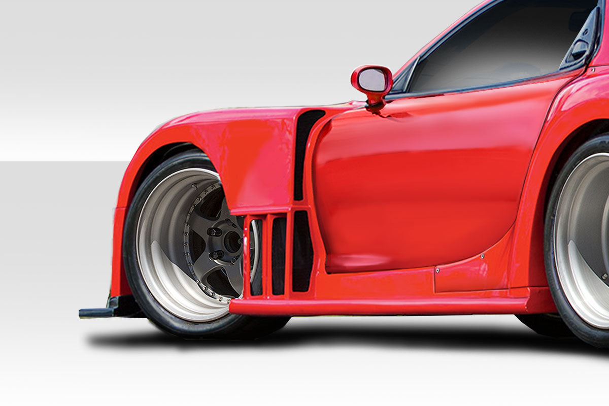 1993-1997 Mazda RX-7 Duraflex Bossen Wide Body Front Fenders - 2 Piece (S)