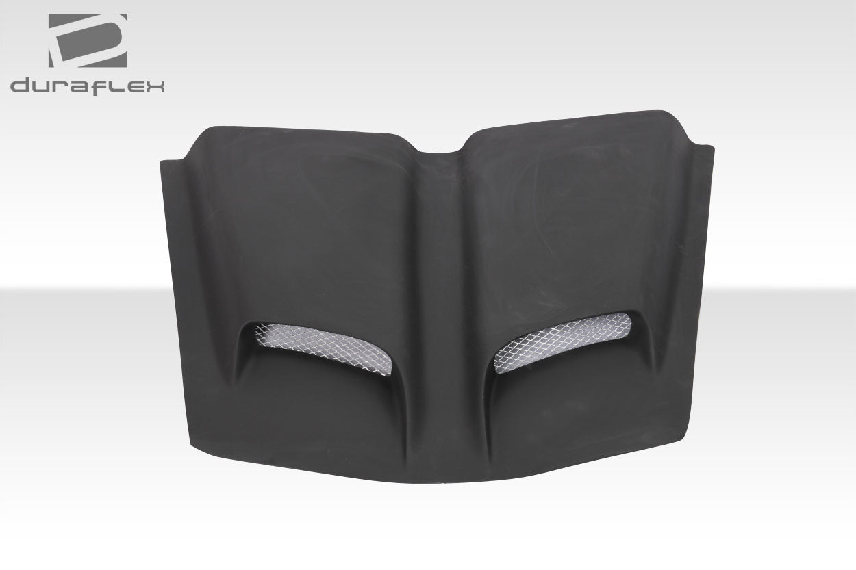 Universal Duraflex Feed Dual Ram Air Hood Scoop - 1 Piece