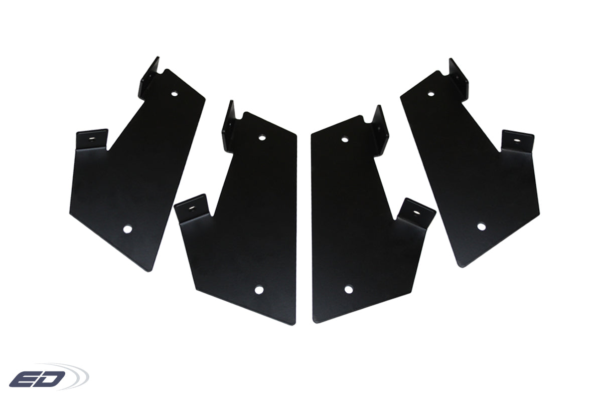 2008-2023 Dodge Challenger VRX Wing Bottom Mount Bracket - 4 Piece (S)