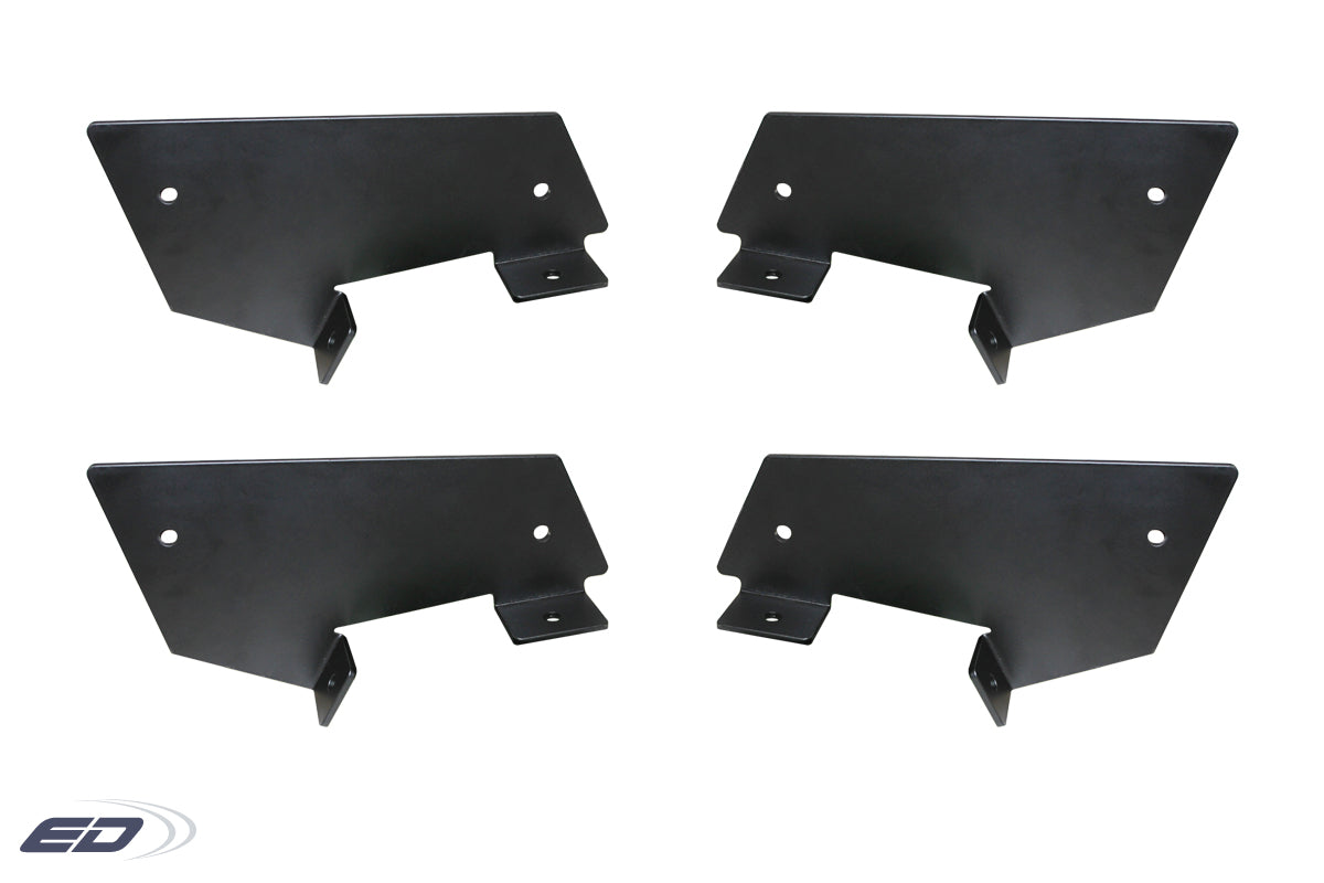 2008-2023 Dodge Challenger VRX Wing Bottom Mount Bracket - 4 Piece (S)