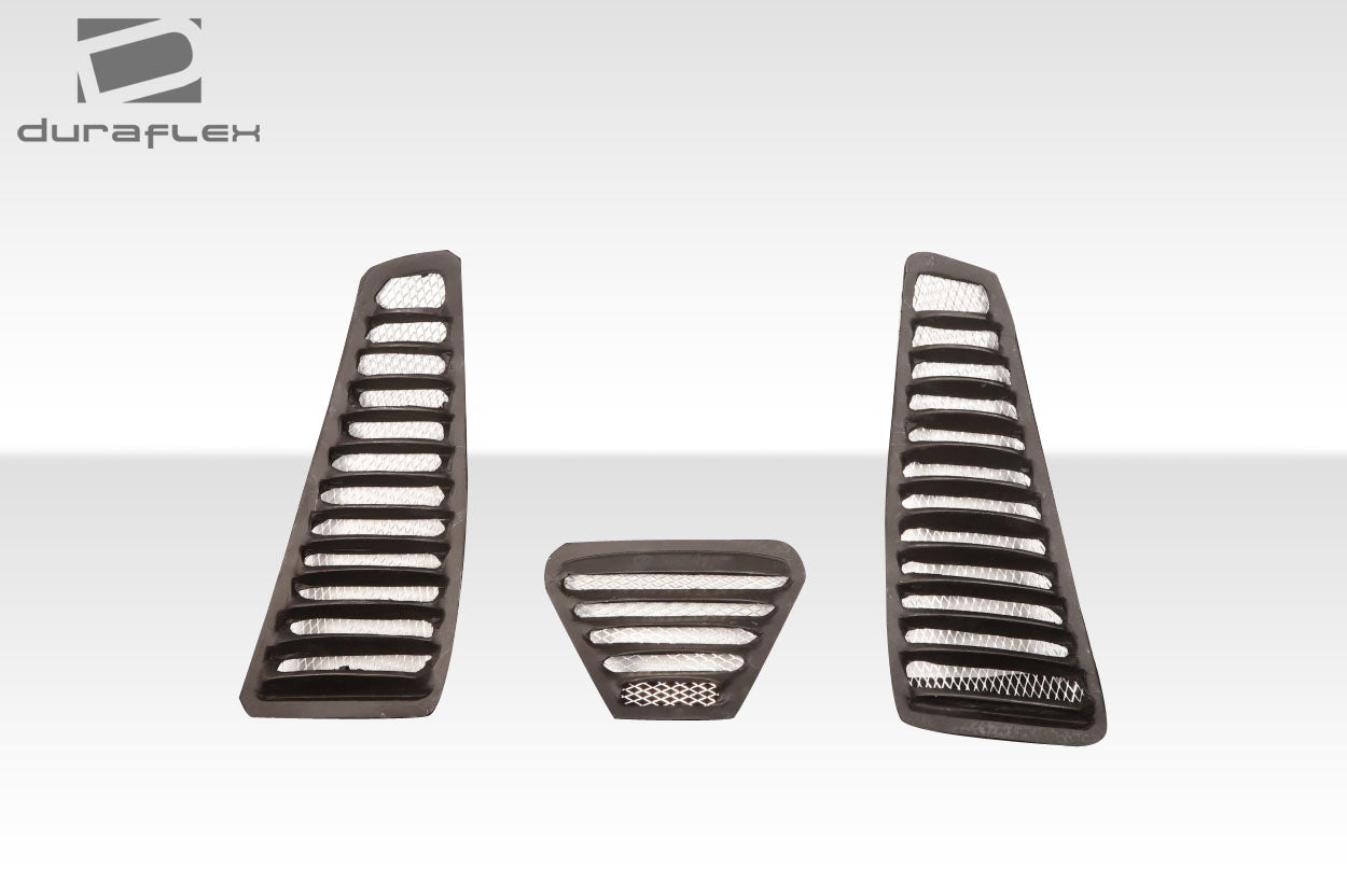 Universal Duraflex Trackstar 3 Hood Vents - 3 Piece