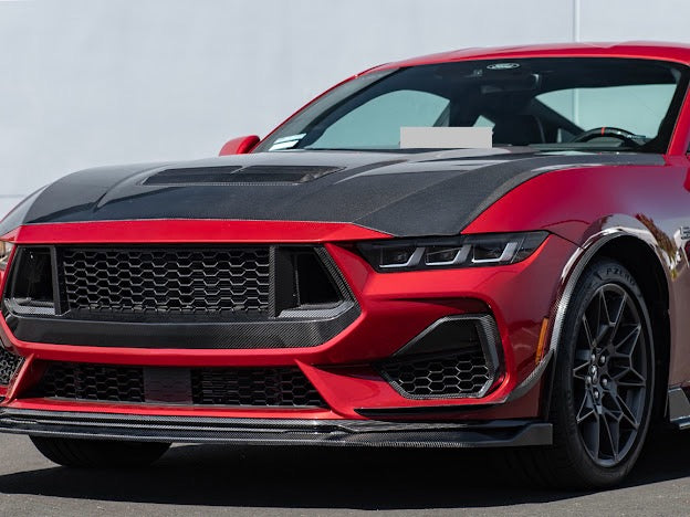 2024-UP MUSTANG S650 GT | FRONT SPLITTER LIP GROUND EFFECTS CANARDS PAIR