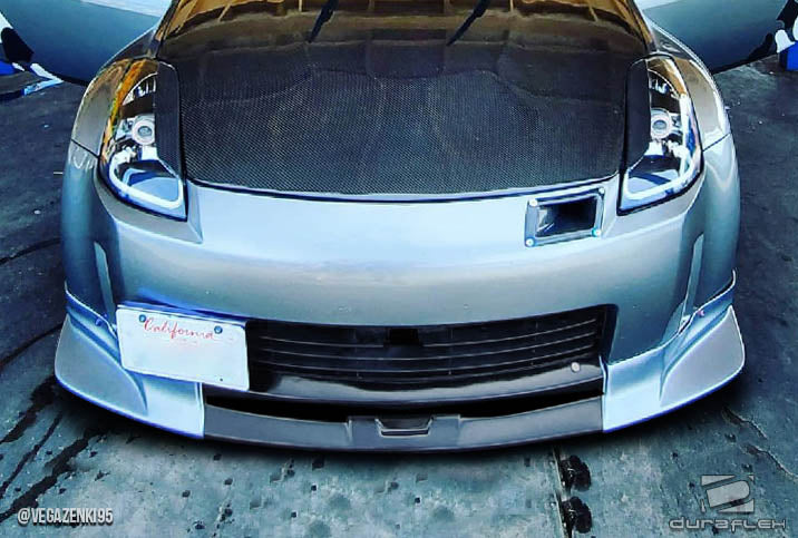 2003-2005 Nissan 350Z Z33 Duraflex C-1 Front Lip Under Spoiler Air Dam - 1 Piece