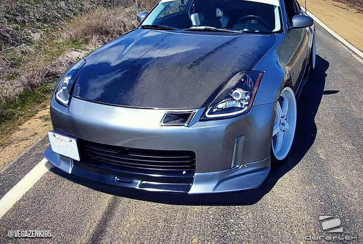 2003-2005 Nissan 350Z Z33 Duraflex C-1 Front Lip Under Spoiler Air Dam - 1 Piece