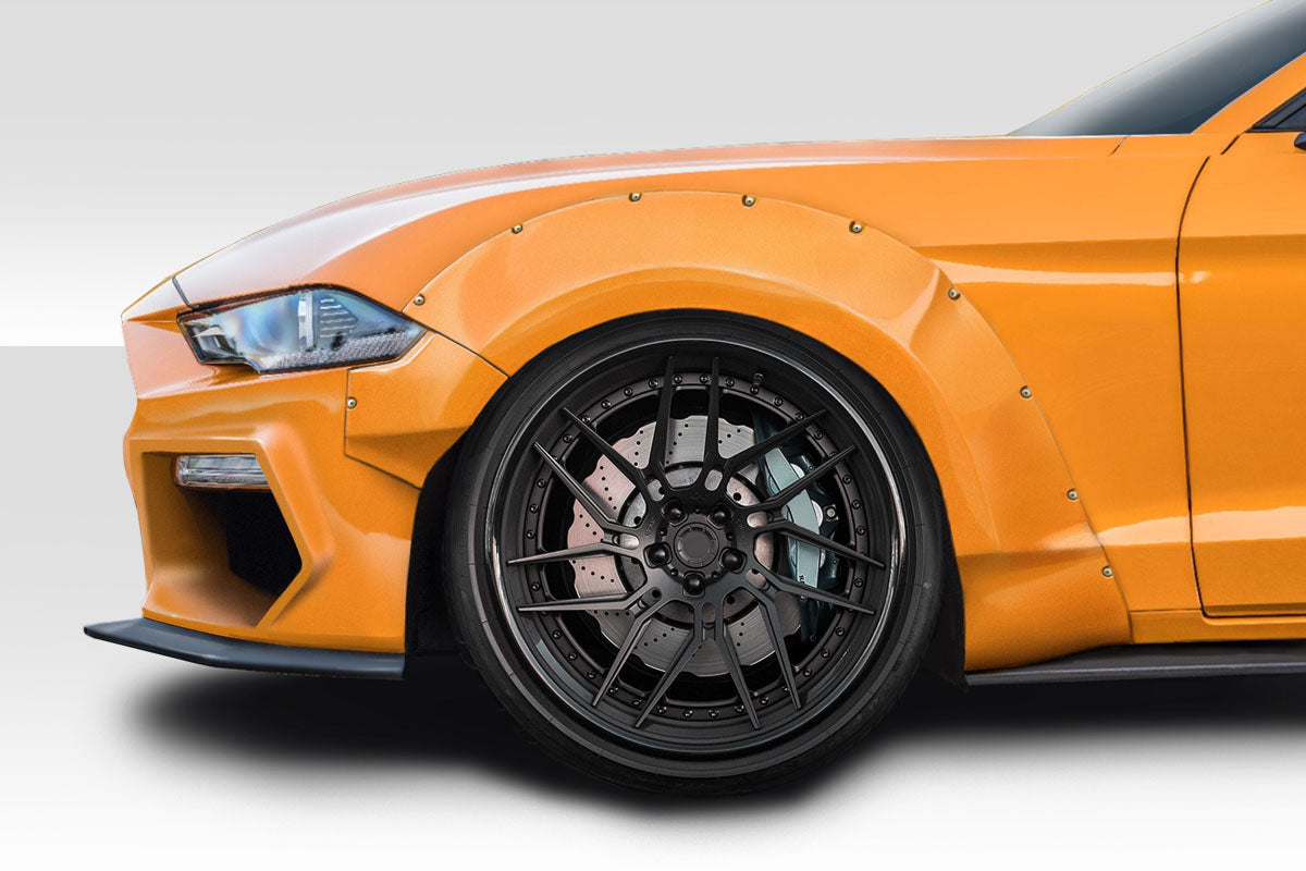2018-2023 Ford Mustang Duraflex Grid Wide Body Kit - 12 piece