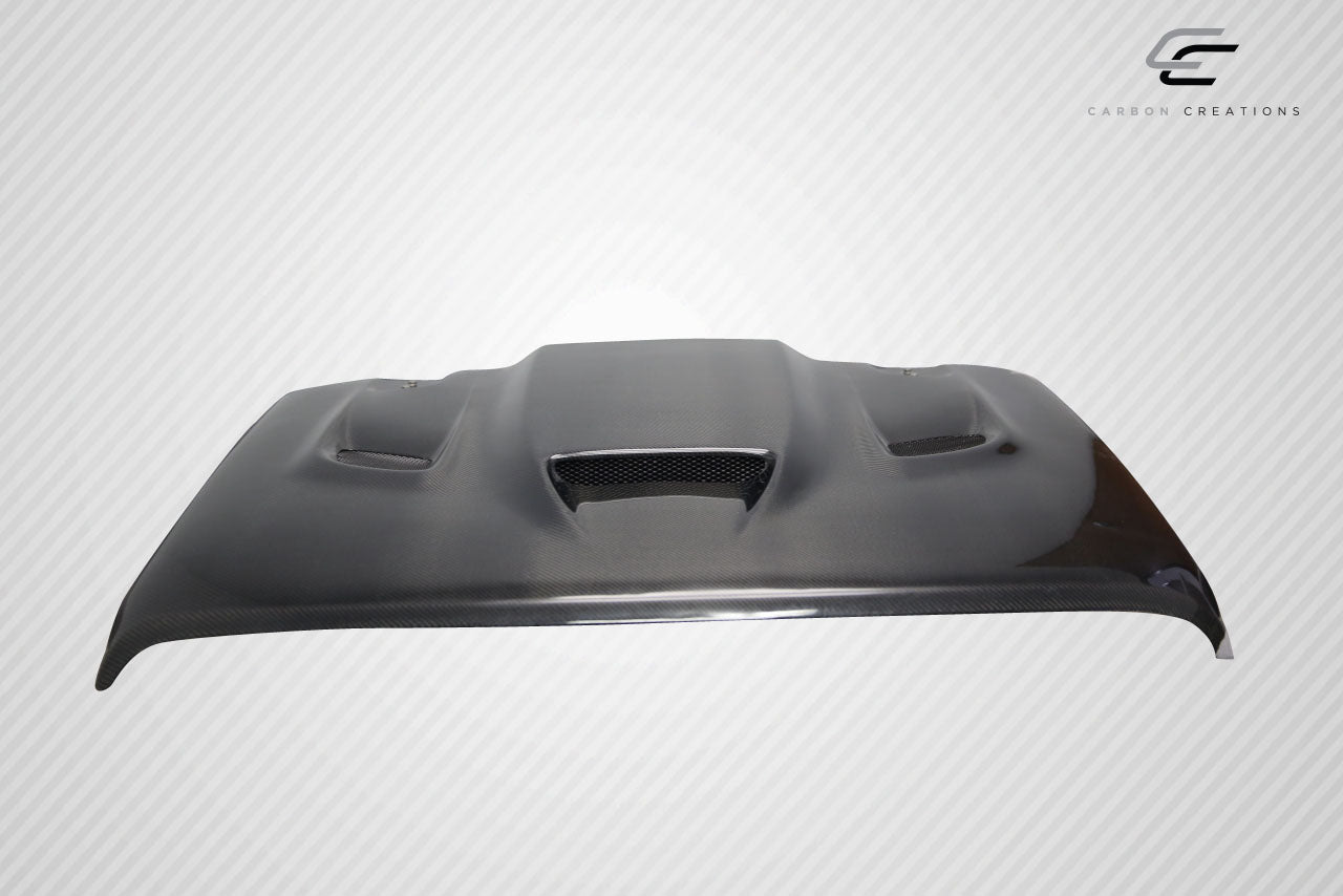 2018-2025 Jeep Wrangler JL Gladiator JT Carbon Creations Hellcat Look Hood - 1 piece