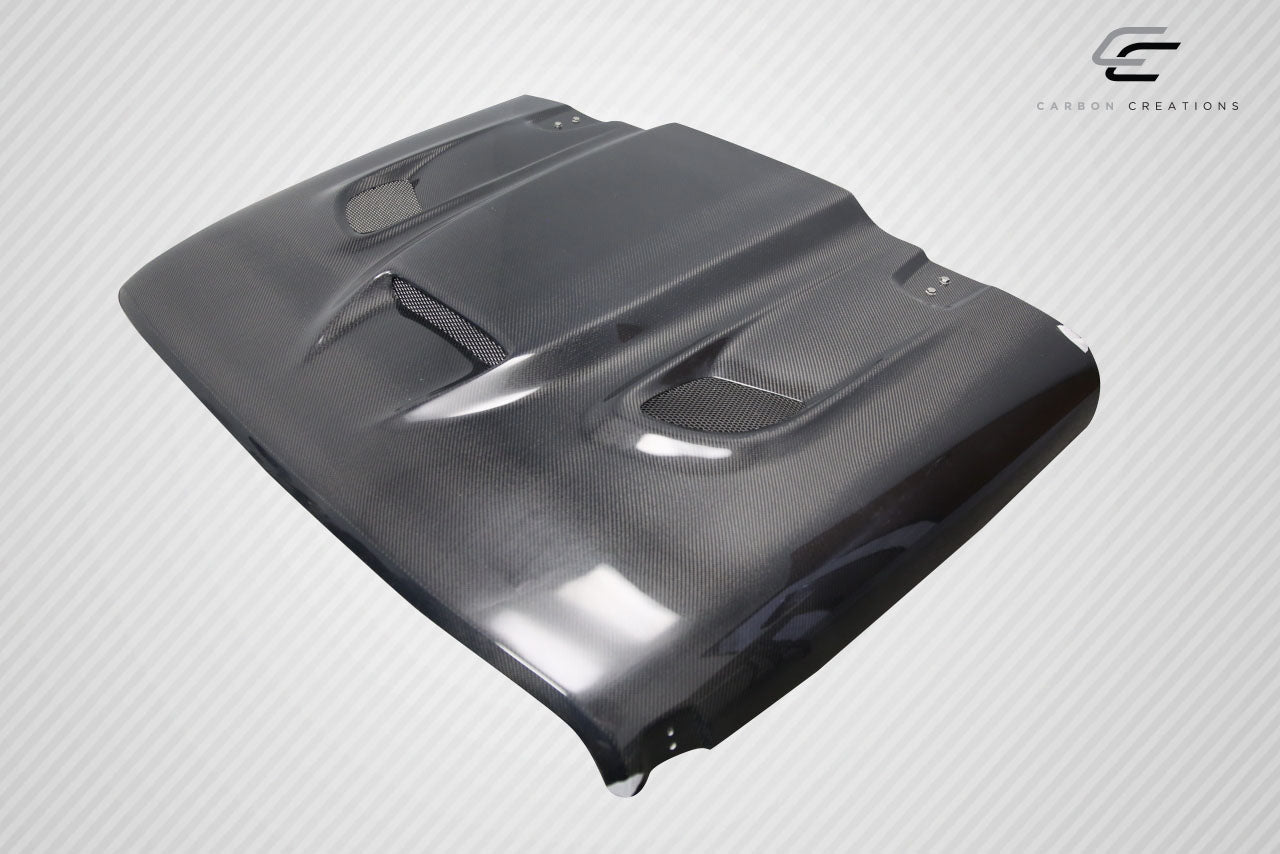 2018-2025 Jeep Wrangler JL Gladiator JT Carbon Creations Hellcat Look Hood - 1 piece
