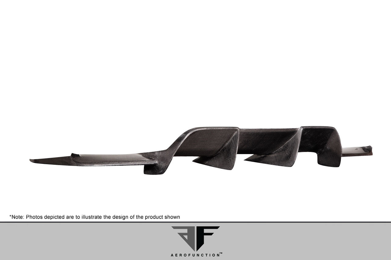 2012-2019 BMW M6 F12 Carbon AF-1 Rear Diffuser ( CFP ) - 1 Piece
