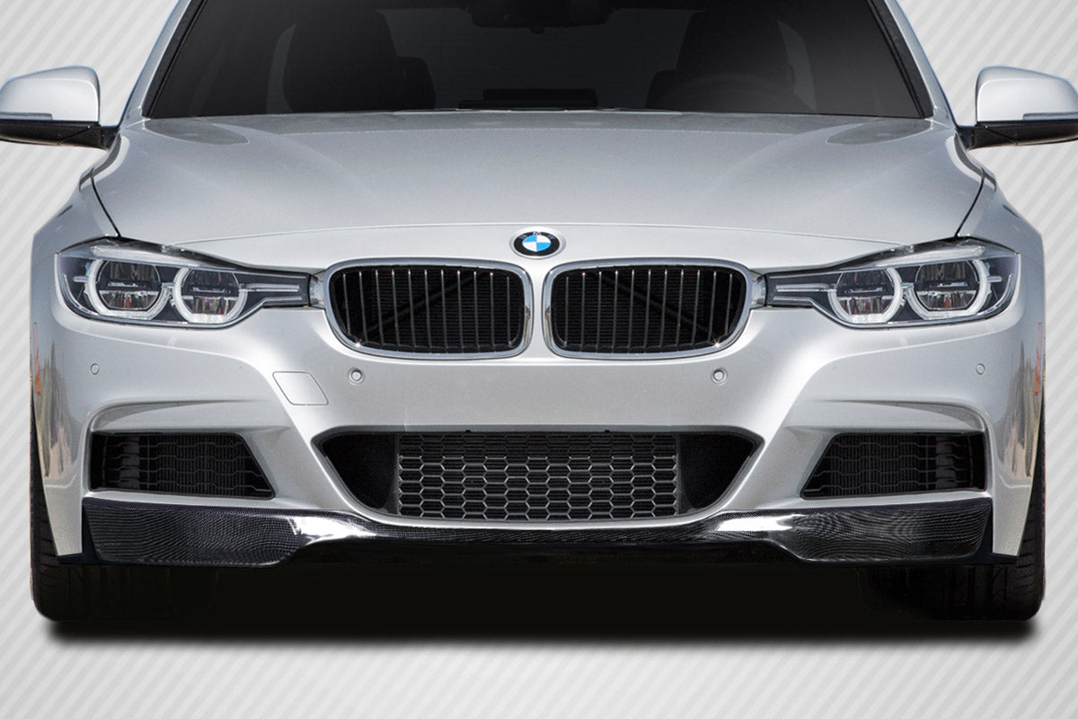 2012-2018 BMW 3 Series F30 M Sport Carbon AF-1 Front Add On Lip Under Spoiler ( CFP ) - 1 Piece (S)