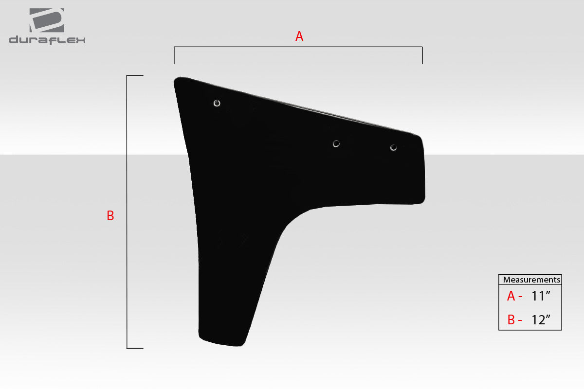 1992-1995 Honda Civic Duraflex Road Racer Front Fenders - 2 Pieces